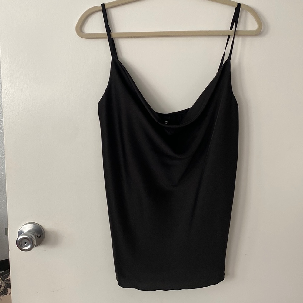 BNWT Black Cowl Front Cami